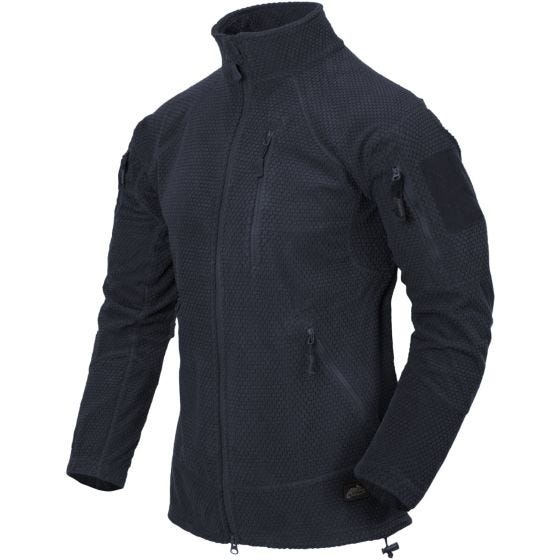 Chaqueta con forro polar de rejilla Helikon Alpha Tactical en Navy Blue