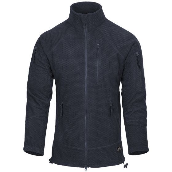 Chaqueta con forro polar de rejilla Helikon Alpha Tactical en Navy Blue