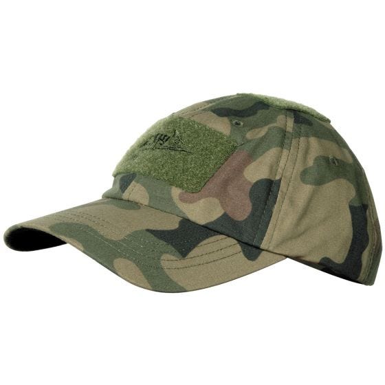 Gorra de béisbol Helikon Tactical en Woodland polaco