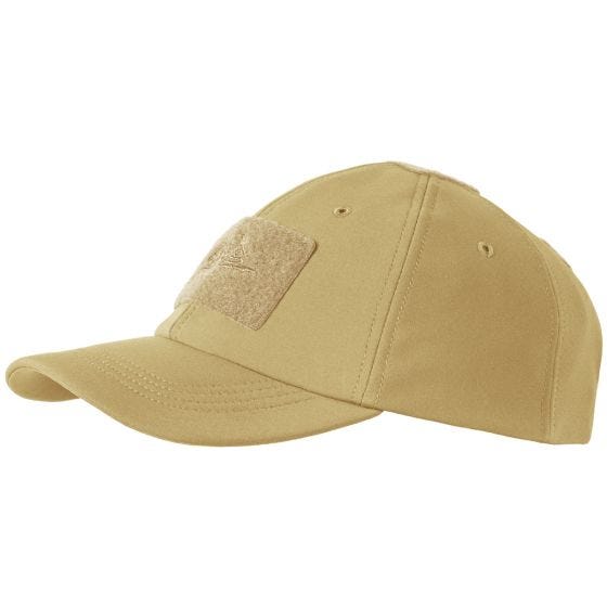 Gorra de béisbol Helikon Tactical para invierno de tejido Shark Skin en Coyote