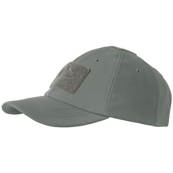 Gorra de béisbol Helikon Tactical para invierno de tejido Shark Skin en Shadow Grey