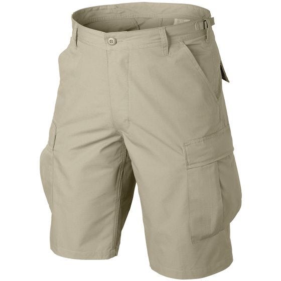 Pantalones cortos Helikon Genuine BDU de Ripstop de algodón en caqui