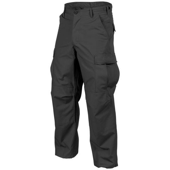 Pantalones Helikon Genuine BDU de Ripstop de polialgodón en negro