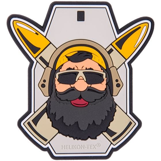 Parche Helikon Beardman Range en gris