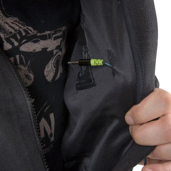 Forro polar Helikon Classic Army con membrana en negro