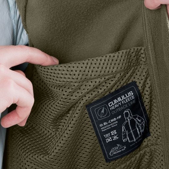 Chaqueta polar gruesa Helikon Cumulus en Taiga Green