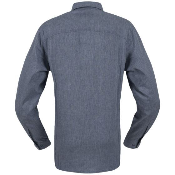 Camisa de manga larga Helikon Defender Mk2 Gentleman jaspeada en negro-gris