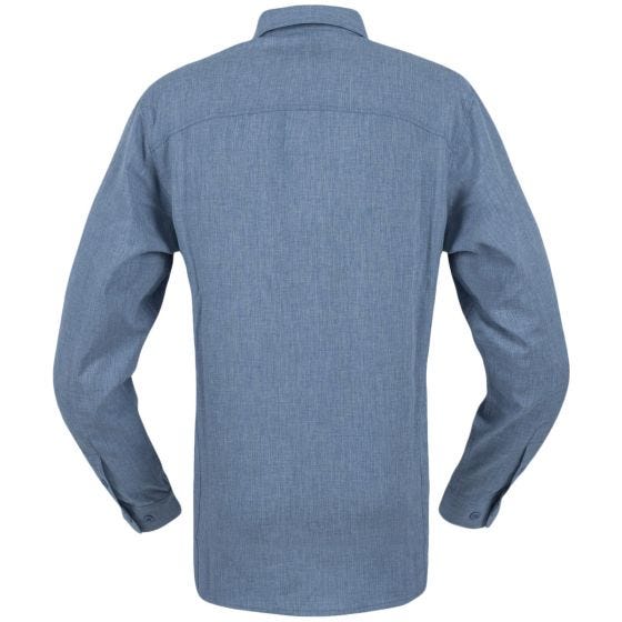 Camisa de manga larga Helikon Defender Mk2 Gentleman Mk2 jaspeada en azul