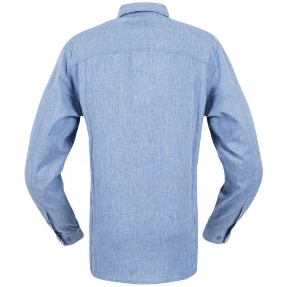 Camisa de manga larga Helikon Defender Mk2 Gentleman Mk2 jaspeada en azul claro