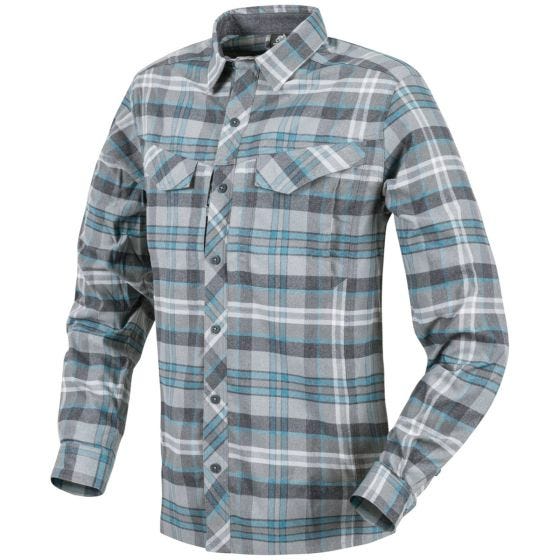 Camisa de manga larga Helikon Defender Mk2 Pilgrim en Blue Plaid