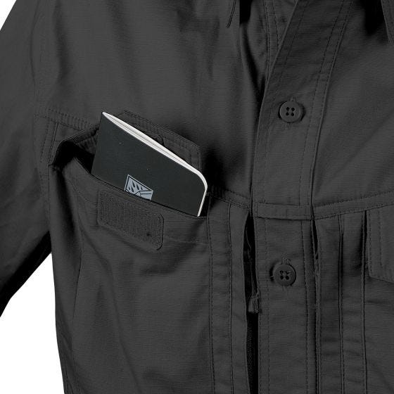 Camisa de manga larga Helikon Defender Mk2 en negro