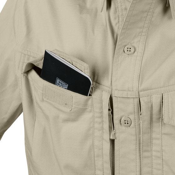 Camisa de manga larga Helikon Defender Mk2 en caqui