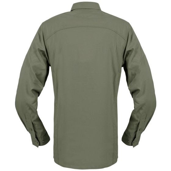 Camisa de manga larga Helikon Defender Mk2 Tropical en verde oliva oscuro