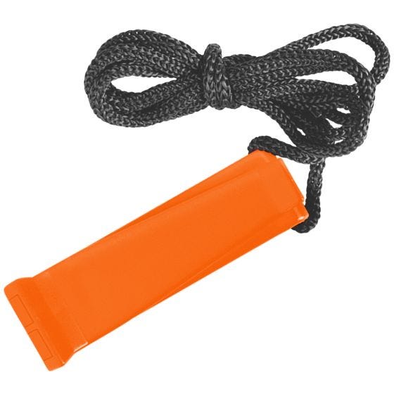 Silbato de emergencia Helikon en naranja