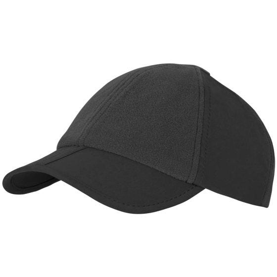 Gorra de béisbol plegable Helikon en negro