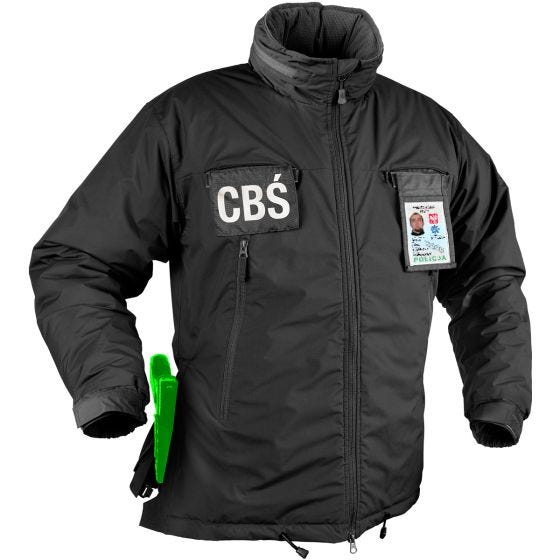 Chaqueta táctica Helikon Husky Winter en negro