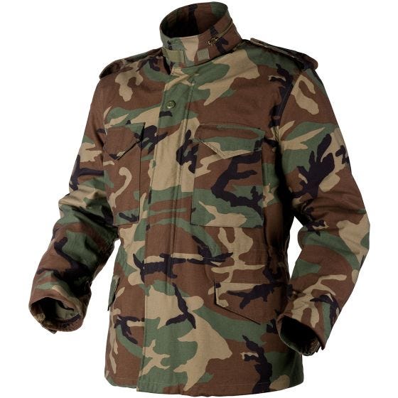 Chaqueta Helikon Genuine M65 en Woodland