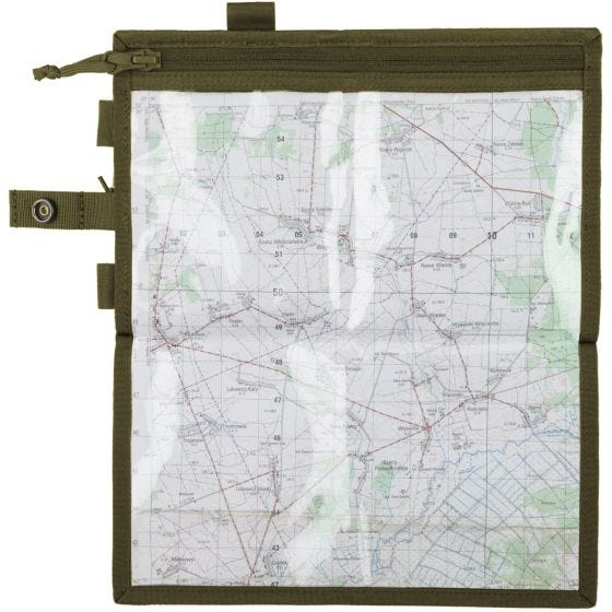Funda para mapa Helikon en Olive Green
