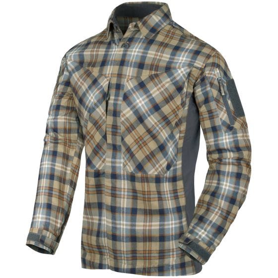 Camisa de franela MBDU Helikon en Ginger Plaid