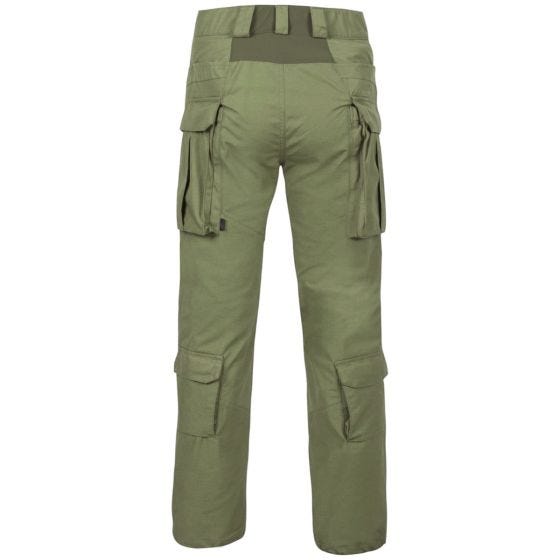 Pantalones de nailon y algodón MBDU Helikon en Olive Green