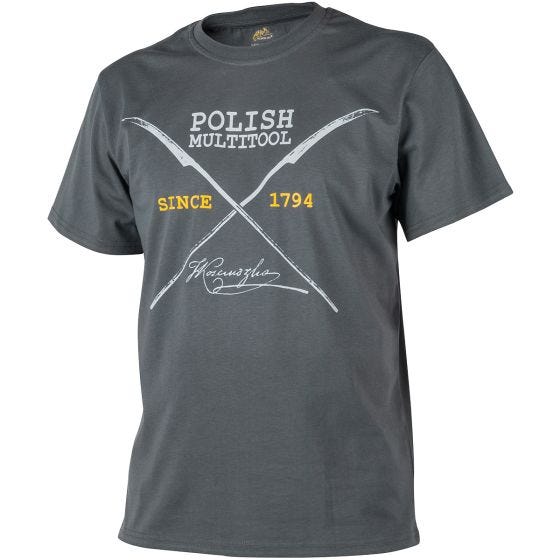 Camiseta Helikon Polish Multitool en Shadow Grey