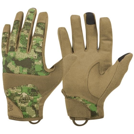 Guantes Helikon Range Tactical Hard en PenCott WildWood/Coyote