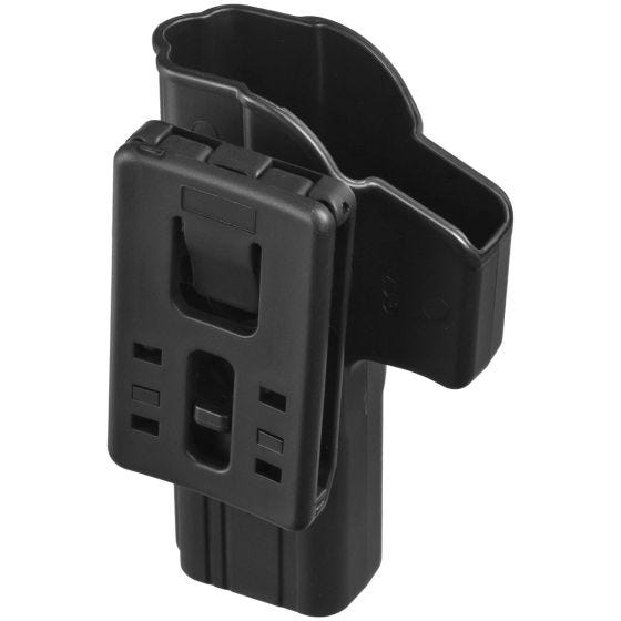 Funda Helikon para pistola Glock 17 con botón de liberación y clip de cinturón en negro