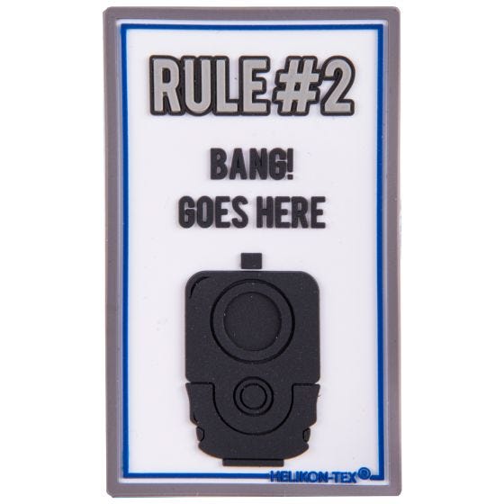 Parche Helikon Rule#2 en blanco
