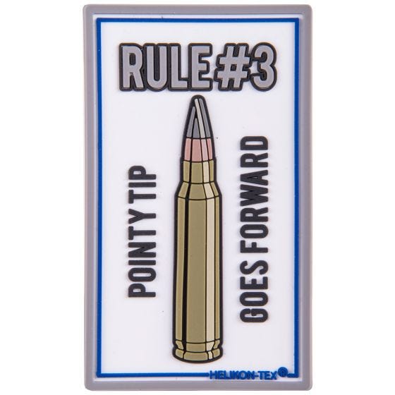 Parche Helikon Rule#3 en blanco