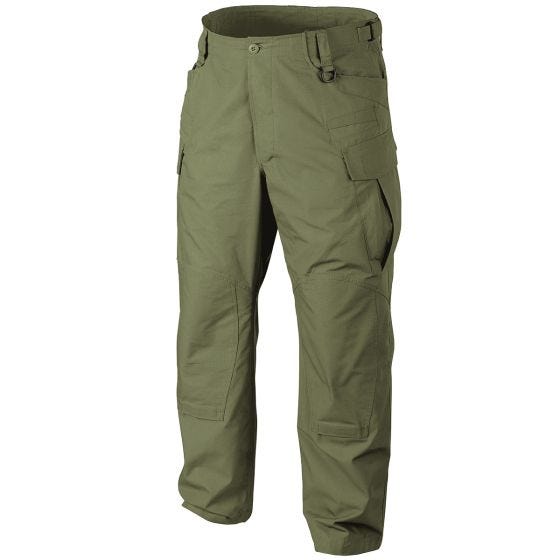 Pantalones Helikon SFU NEXT de Ripstop de polialgodón en Olive Green
