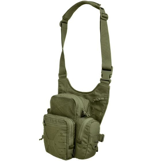 Bolsa bandolera para uso diario Helikon en Olive Green