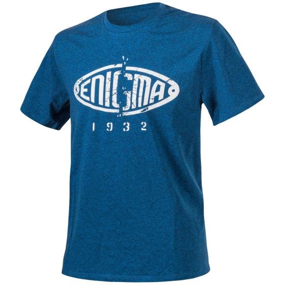 Camiseta Helikon Enigma jaspeada en azul