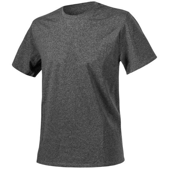 Camiseta Helikon jaspeada en negro-gris