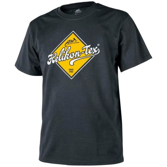 Camiseta Helikon Road Sign en negro