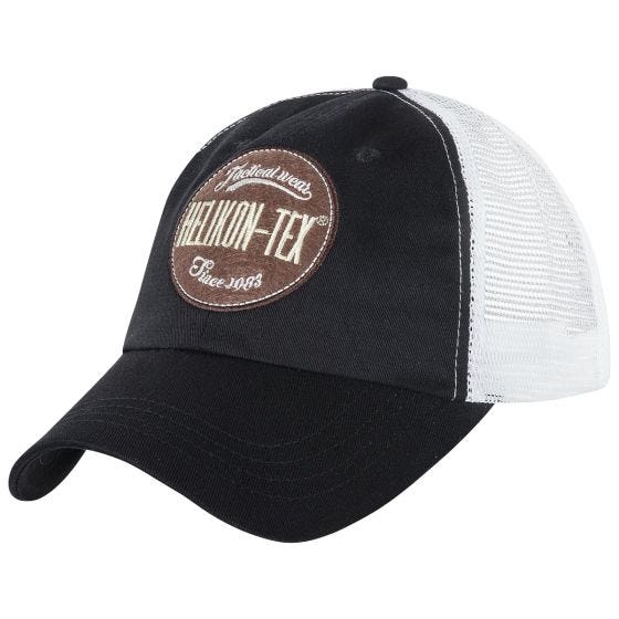 Gorra Helikon Trucker Logo en negro