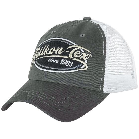 Gorra Helikon Trucker Logo en gris