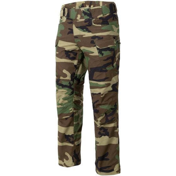 Pantalones Helikon UTP de Ripstop en US Woodland