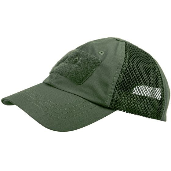 Gorra de béisbol Helikon Tactical con malla en Olive Drab