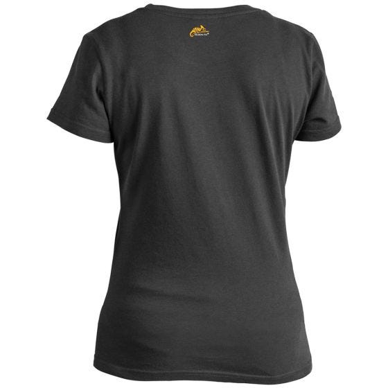 Camiseta para mujer Helikon Chameleon Heart en negro