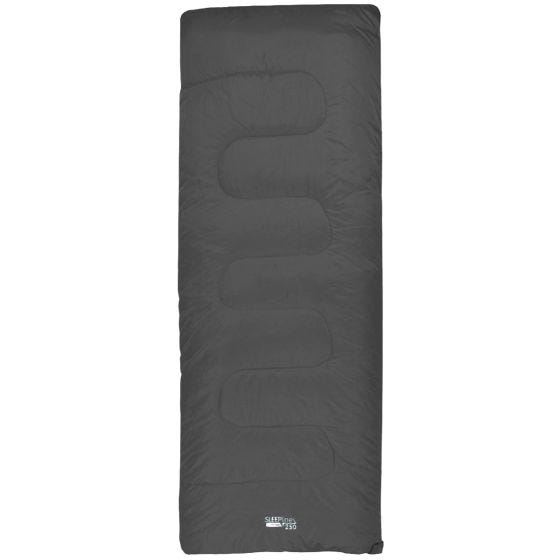 Saco de dormir rectangular Highlander Sleepline 250 en Charcoal