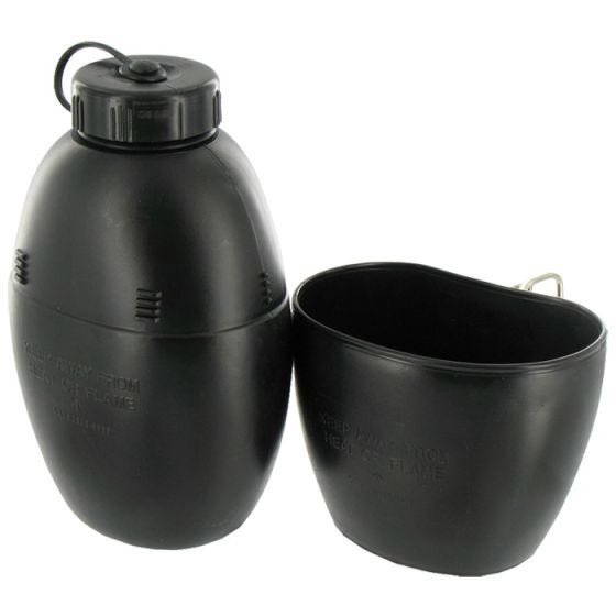 Cantimplora modelo 58 y taza Highlander en negro