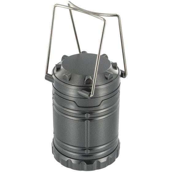 Linterna plegable Highlander con 7 luces LED en gris