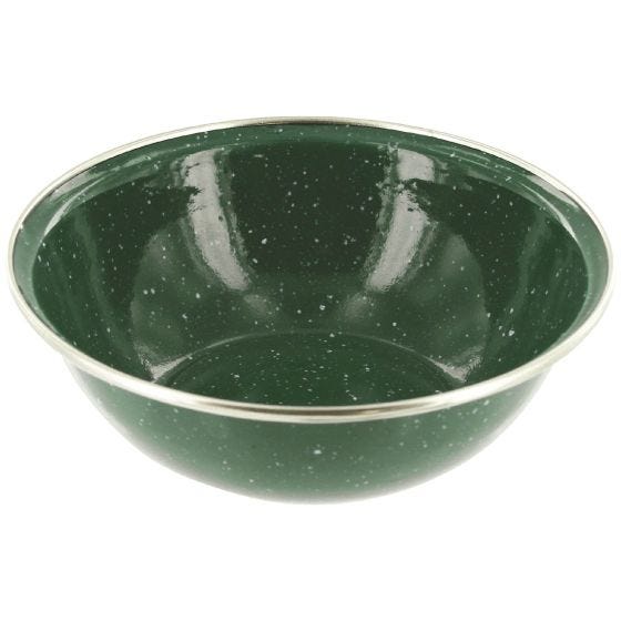 Bol Highlander Deluxe esmaltado en verde