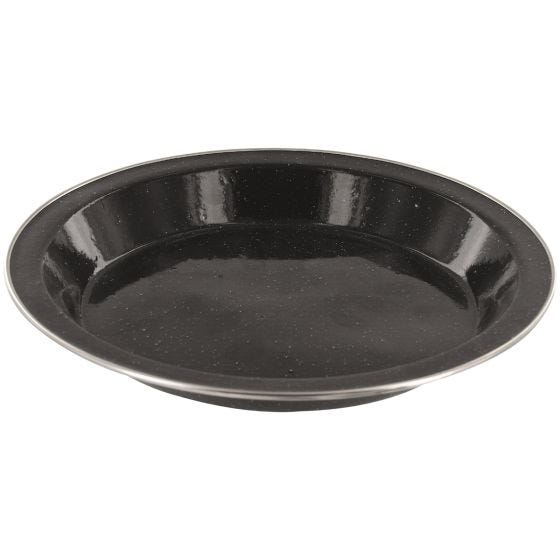 Plato Highlander Deluxe esmaltado en negro