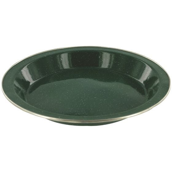 Plato Highlander Deluxe esmaltado en verde