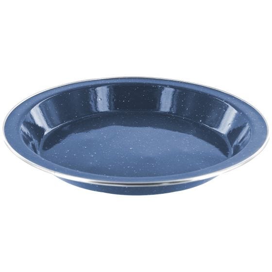 Plato Highlander Deluxe esmaltado en Navy Blue