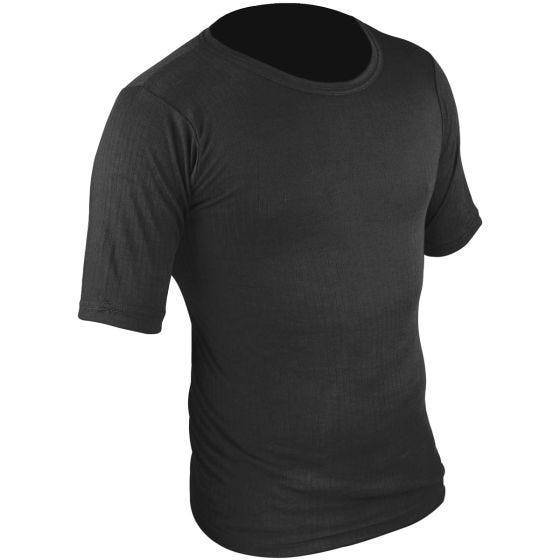 Camiseta interior Highlander Thermal Vest de manga corta en negro