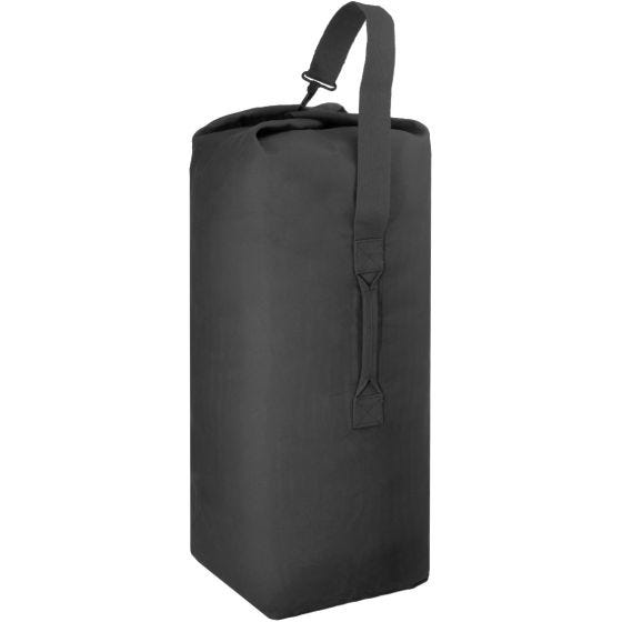 Bolsa petate Highlander con base de 30,5 cm en negro