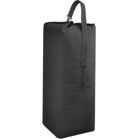 Bolsa petate Highlander con base de 35,6 cm en negro