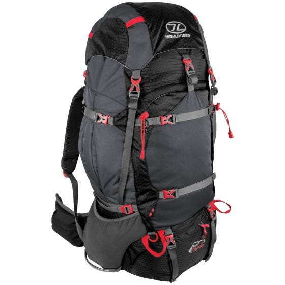 Mochila Highlander Ben Nevis de 65 l en negro